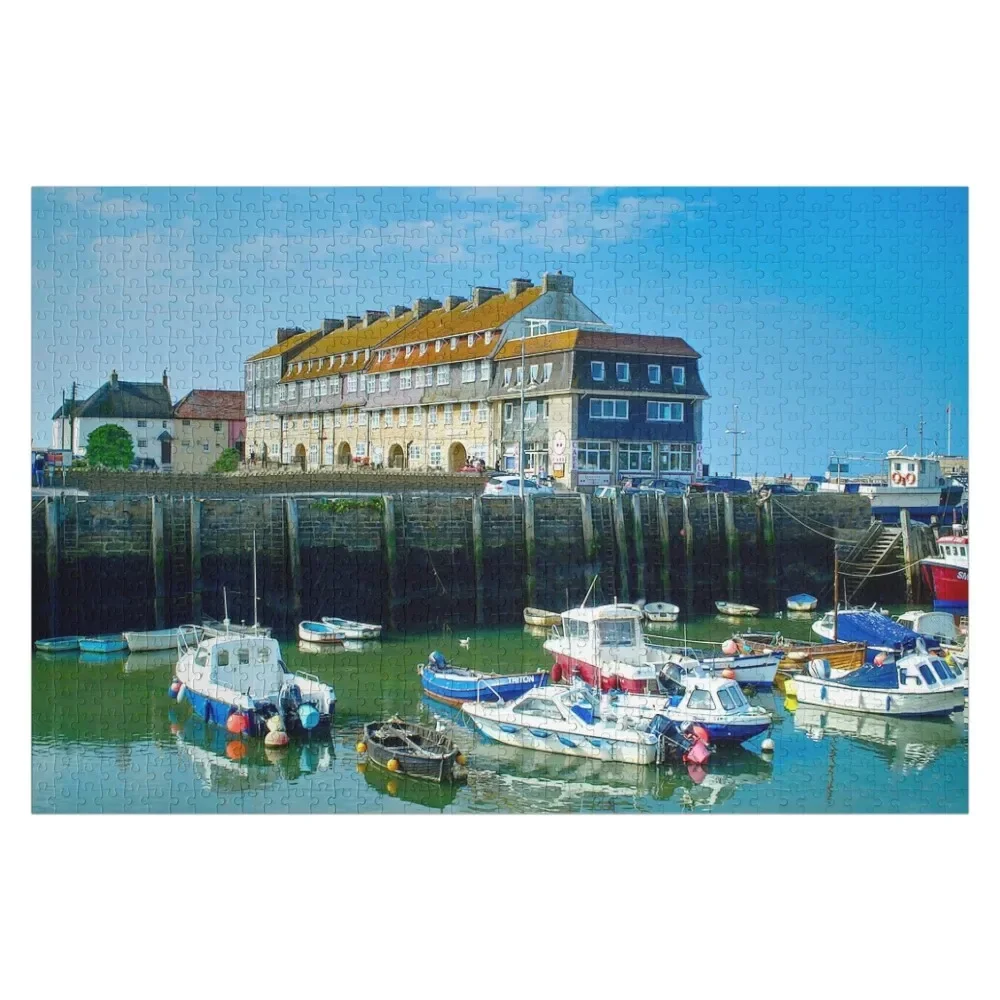 

West Bay Harbour Jigsaw Puzzle Custom Wooden Name Toys For Children Personalised Photo Custom Puzzle