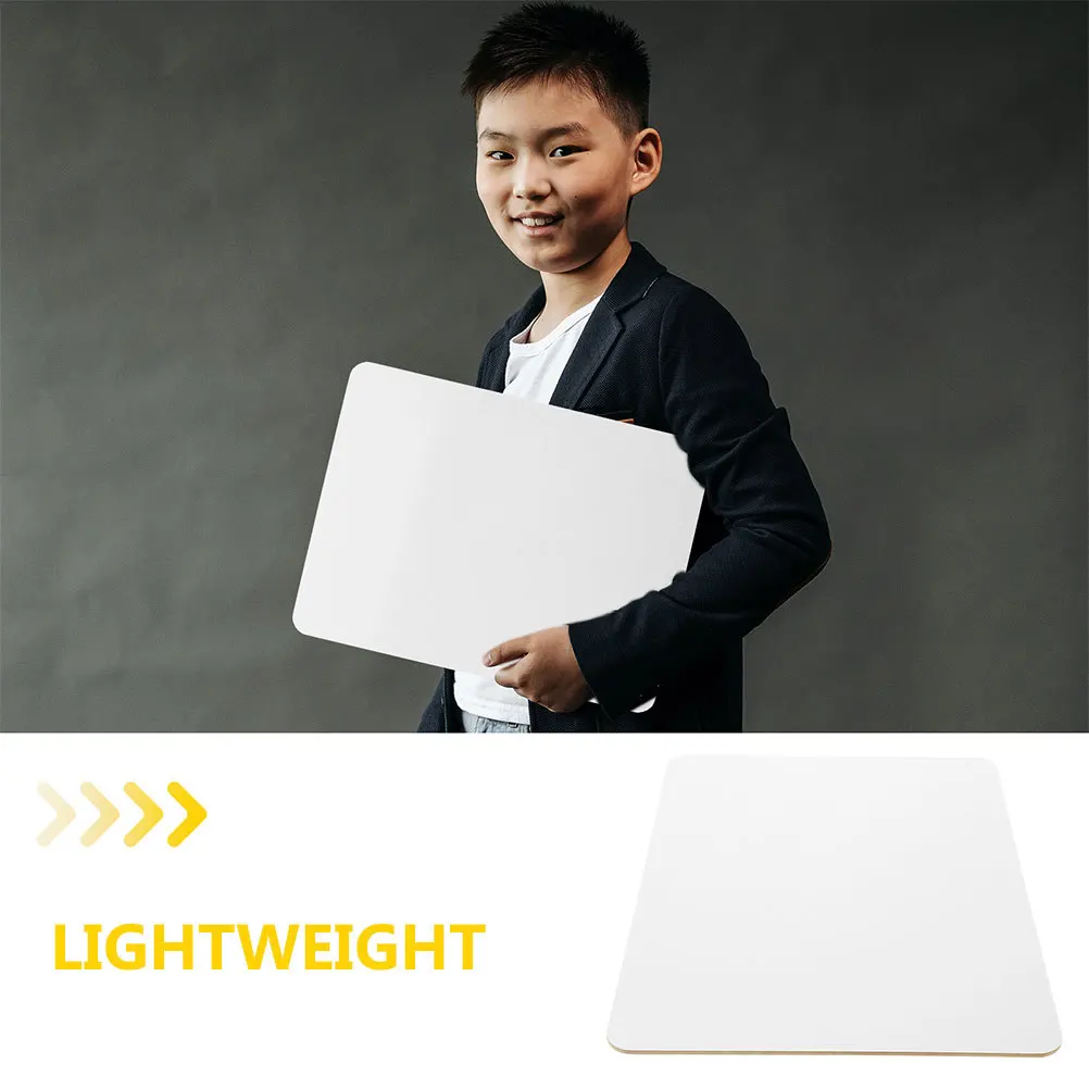 قطعتان من ألواح بيضاء مدمجة مزدوجة الجوانب للطلاب والمعلمين، أداة تعليمية تفاعلية محمولة للمسح الجاف #4
