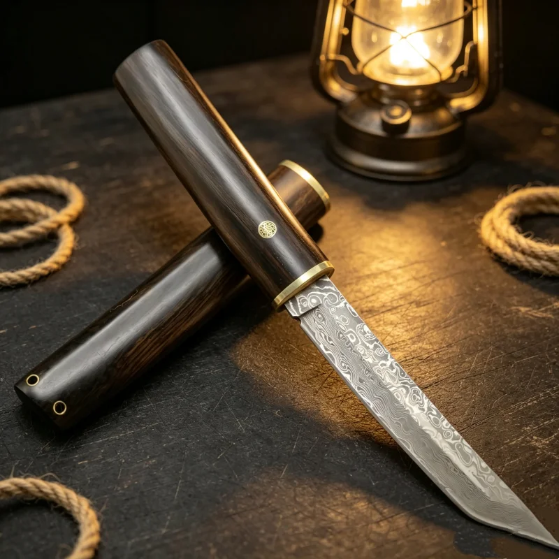 VG10 Damascus Blade Ebony Hand - Woodworking Japanese Tools recension och pris