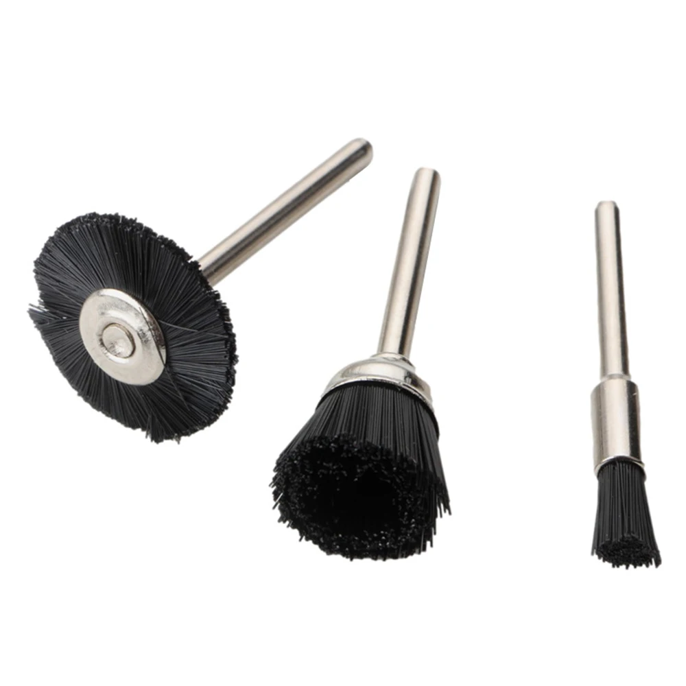 3 PCs 3mm Metal Drill Brushes Set, Drill Brushes, Screwdriver Brushes, Drill Bit Set, Rust Removal