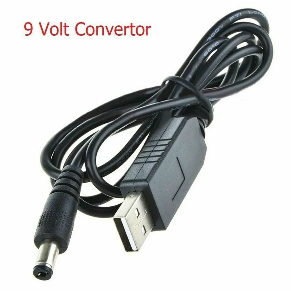 USB to DC 5.5x2.1mm For boost Cable for 5V to 9V 12V Conversion Router Power Bank Fan Light Speaker Radiator Portable Power