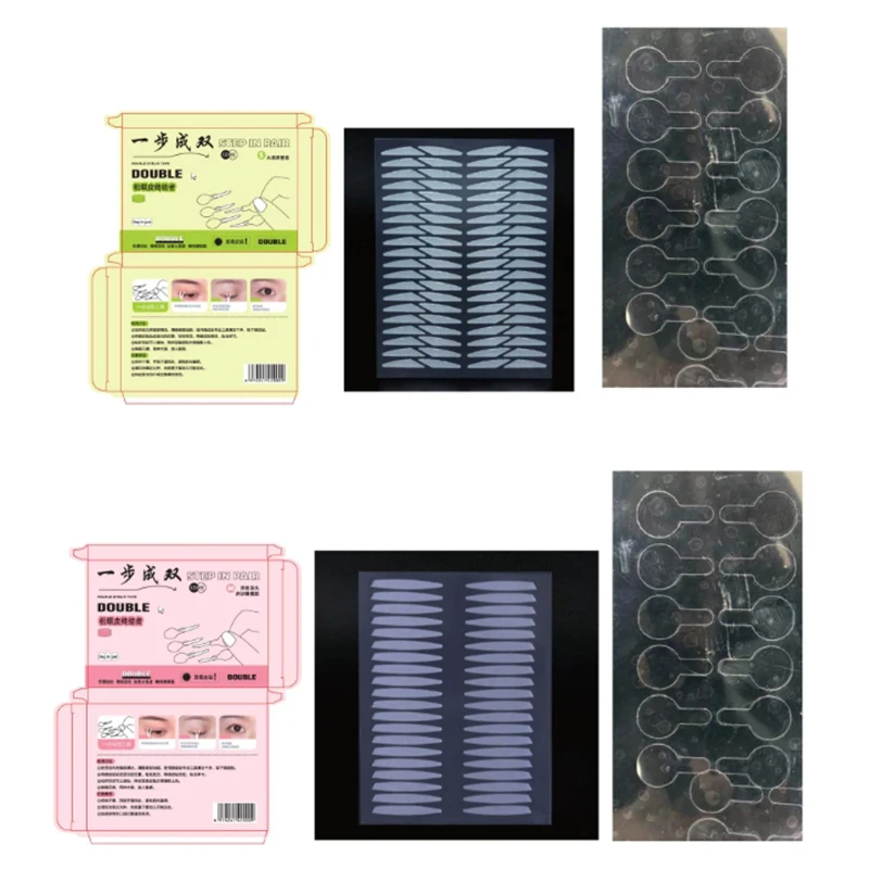 120Pcs/Box Natural Invisible Double Eyelid Stickers With Handle And Long-lasting Shaping Big Eye Beauty Tapes Lift Eyelids