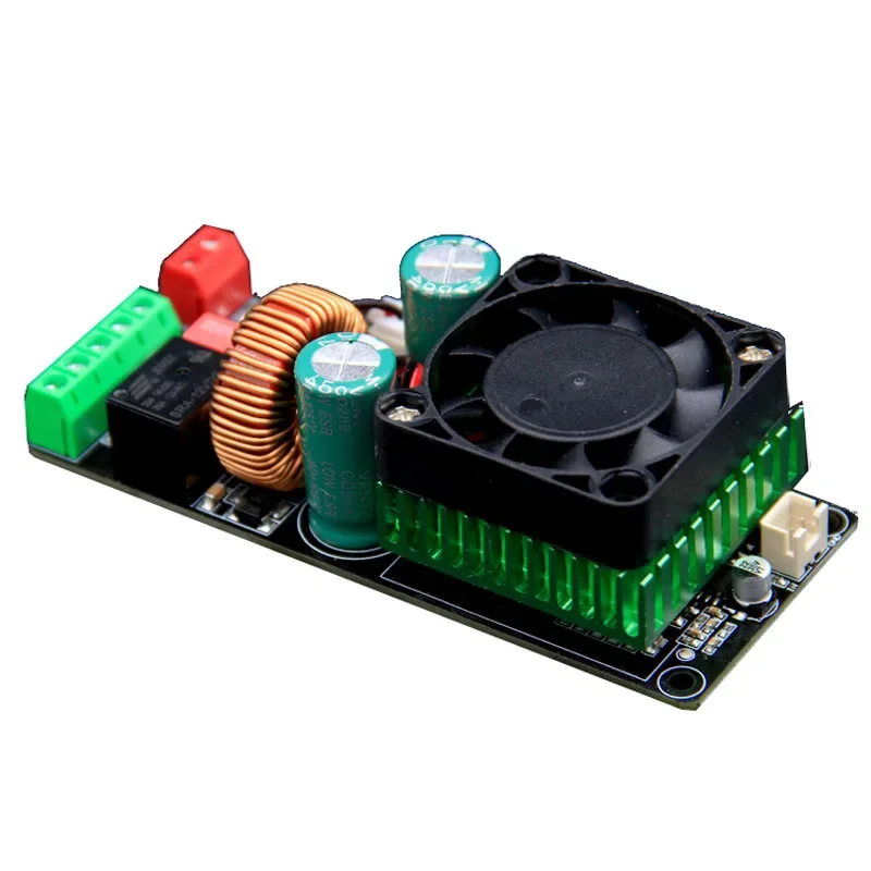 DLHiFi New 500W Mono Class D HIFI Digital High Power Amplifier Board With Speaker Protection Relay Better Than LM3886 IRS2092S