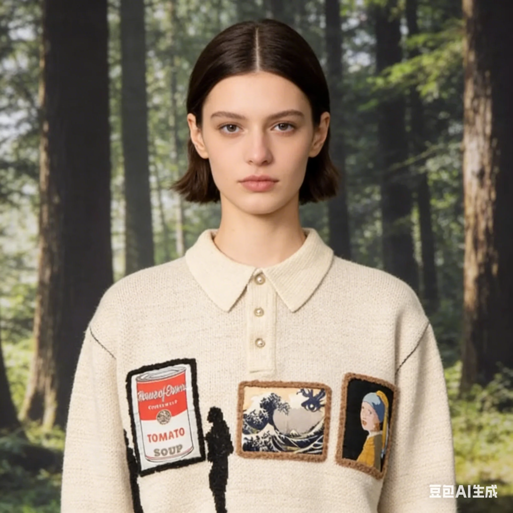 

High Quality Knitted Embroidered Sweater Y2k American Fashion New Trend Retro Hip Hop Patchwork Pullover Streetwear