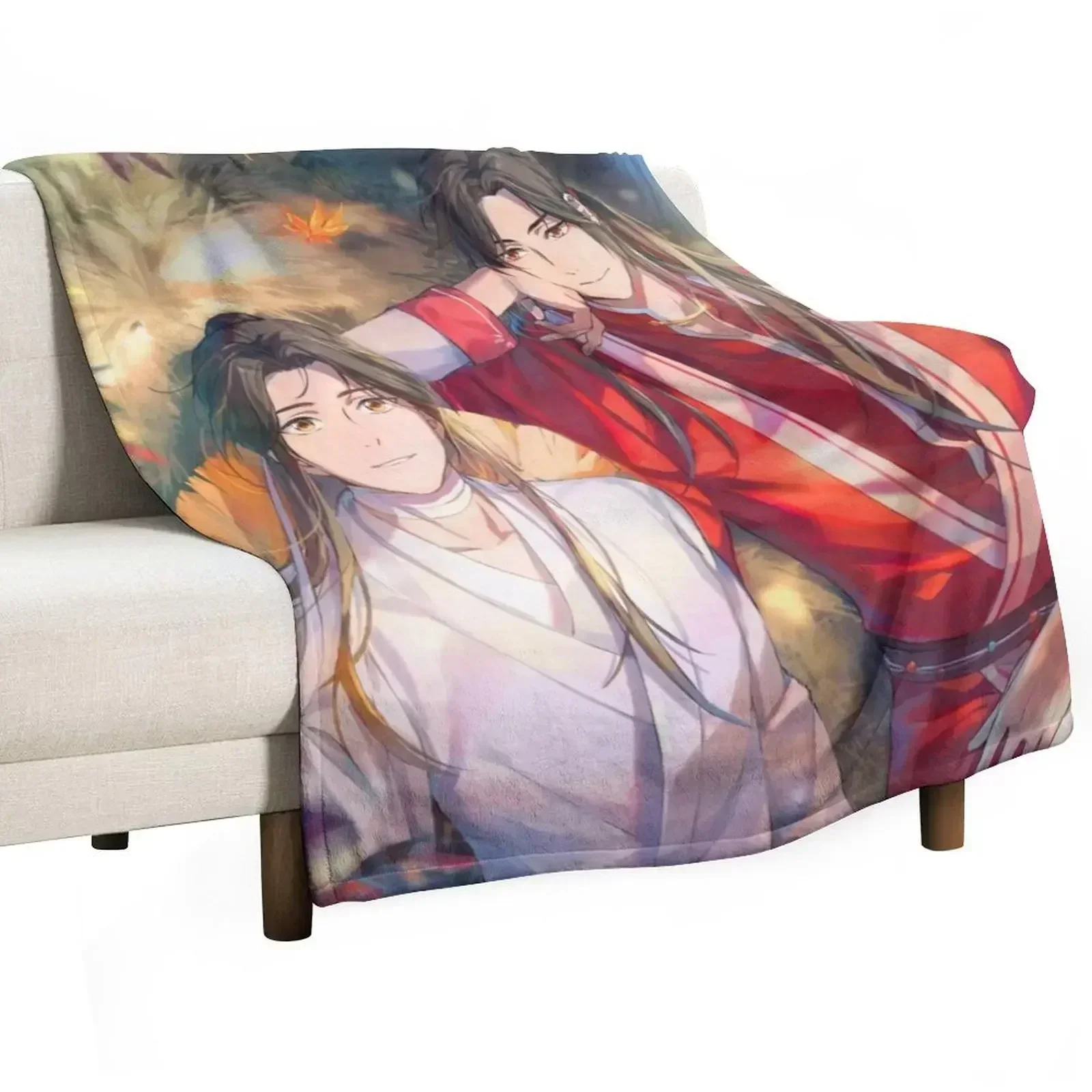 

TGCF Hualian 4 Throw Blanket anime Soft Plaid Blankets