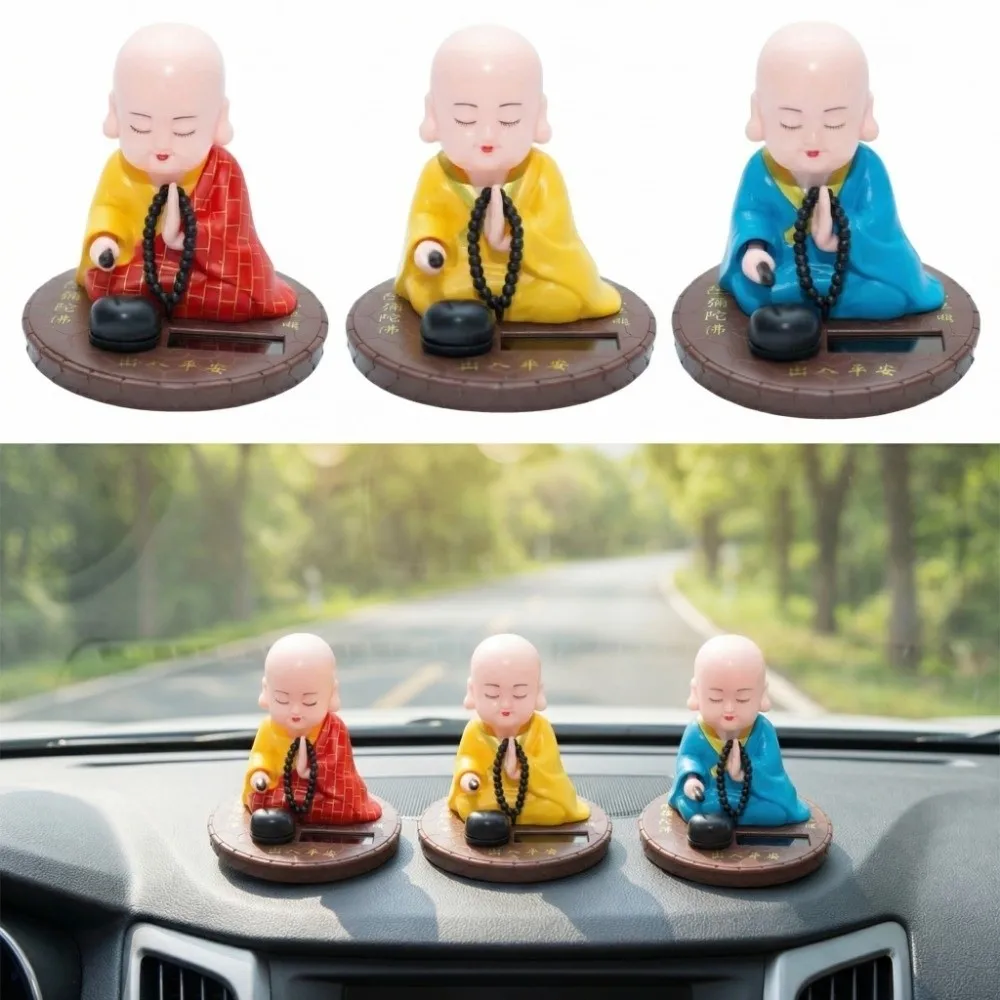Devout Prayer Solar Nodding Buddha Wealth Coming Knocking Wooden Fish Beating Wooden Fish Nodding Decorative
