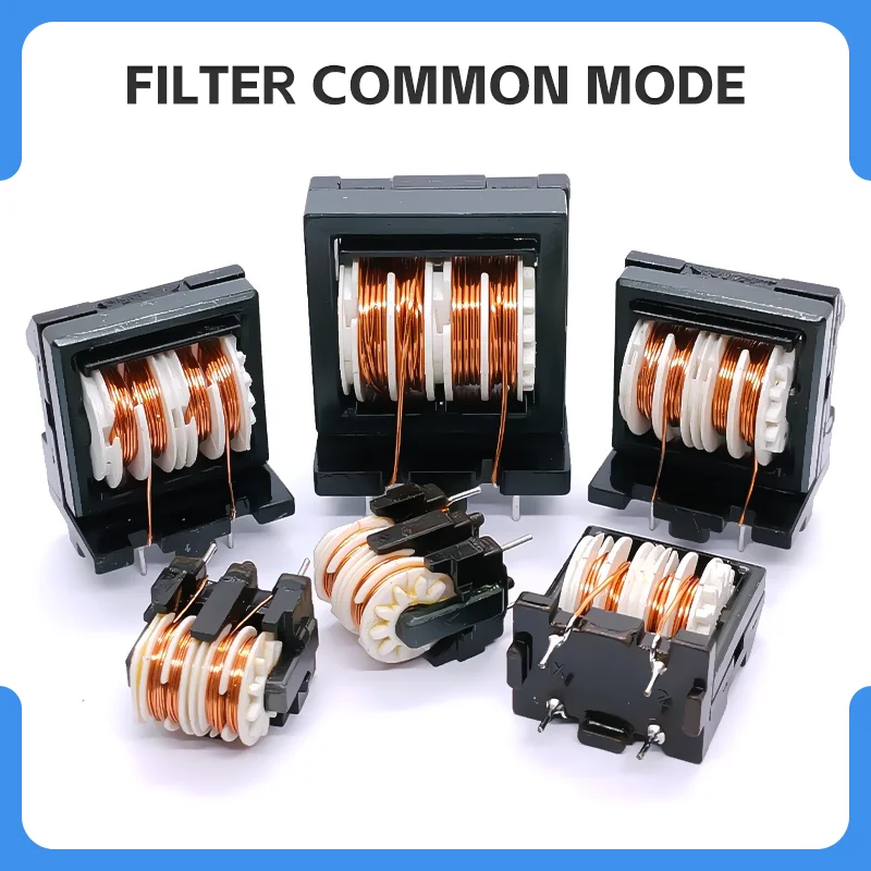 ET20 2/6/10/20mH ET24-1/10mH ET28-5/10/70mH ET35 15mH Power Filtering Inductor Common Mode Inductor