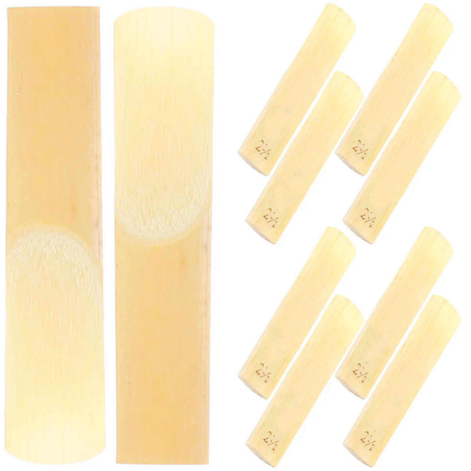 

10 Pcs Ten Reeds Instrument Replacement Saxophone Accessories Plastic for Clarinet