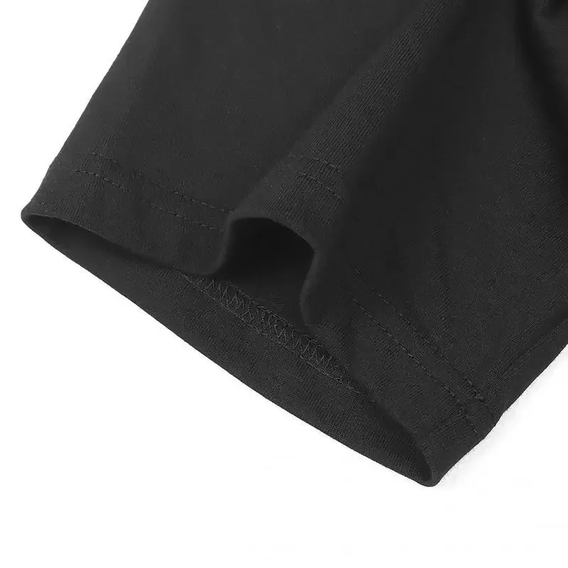 2025 جديد القطن Harajuku للجنسين شبح في قذيفة قميص شبح في قذيفة Motoko Kusanagi القطن قصير الأكمام فضفاض تي شيرت