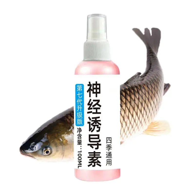 Fish Attractant 100ml Fish Bait Scent Bass Attractant Worm Oil Fishing Liquid Fishing Bait For Reservoirs Lakes Black Pits