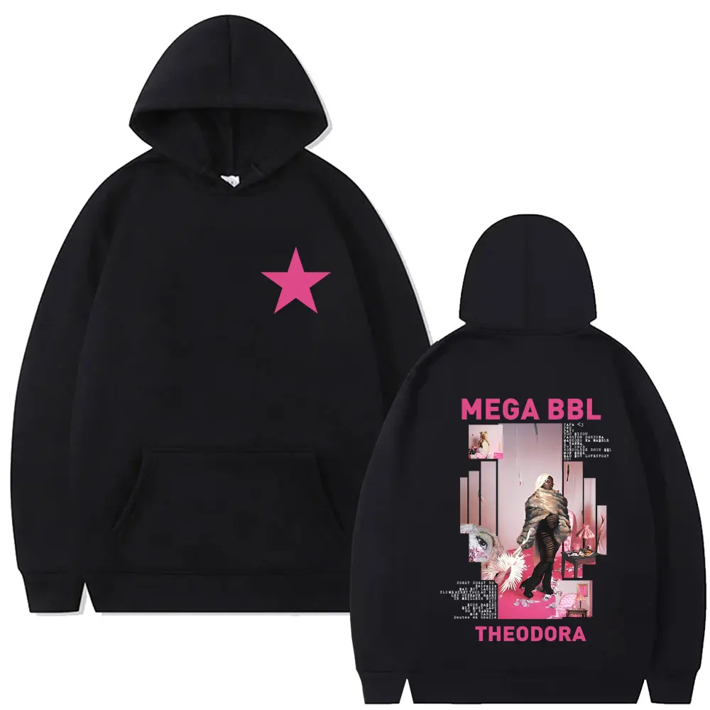 

Rapper Theodora Mega Bbl Album Graphic Hoodie Men Women Hip Hop Fashion Pop Music Streetwear Male Casual Vintage Fleece Hoodies