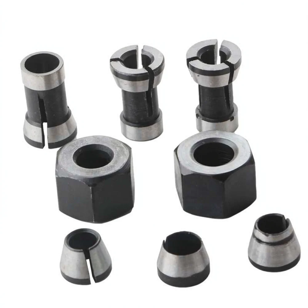 Woodworking Milling Cutter Collet Adapter Router Bit Chuck Conversion Sleeve Professional Tool For Trimming Machine Parts 2