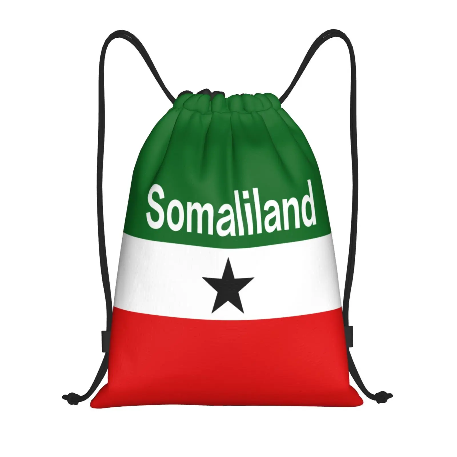 

Drawstring Bags Somaliland Polypropylene Customizable with Zipper for Gym Travel Sports Promotional Use