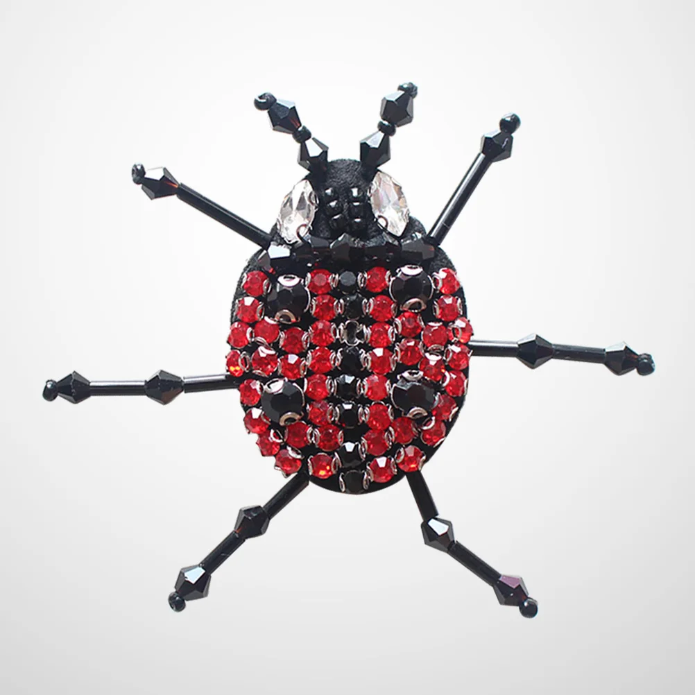 

Beaded Ladybug Rhinestones Embroidery Applique DIY Kids Diy Applique Patch Clothes Fashion Statement