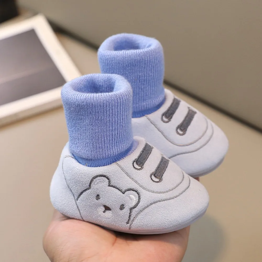 

Cute Soft Rubber Sole Walker Shoes Non-Slip Cartoon Design Socks Shoes Wear-resistant Breathable Booties Walking Practic