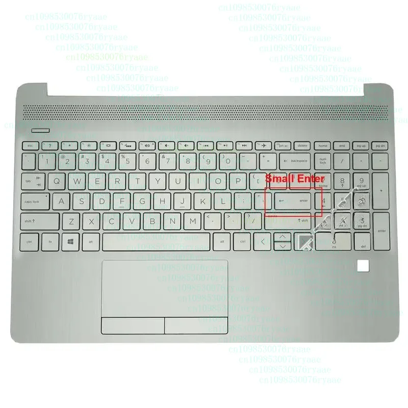 

L52154-001 Silver Original New For HP 15S-DU 15s-DY 15s-DW Palmrest Upper Case C Cover w/ Us Keyboard Touchpad Backlit