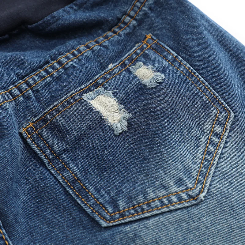 2026 New Low Waist Loose Maternity Denim Shorts Summer Autumn Daily Outer Casual Pregnancy Shorts Comfort Stretch Pants Pregnant