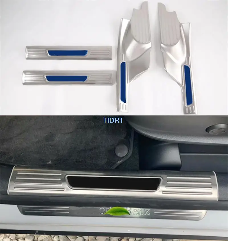 For Mercedes Benz GLB Class GLB220 X247 GLB200 2020 2021 Stainless Door Sill Scuff Plate Pedal Entry Guard Protector Cover