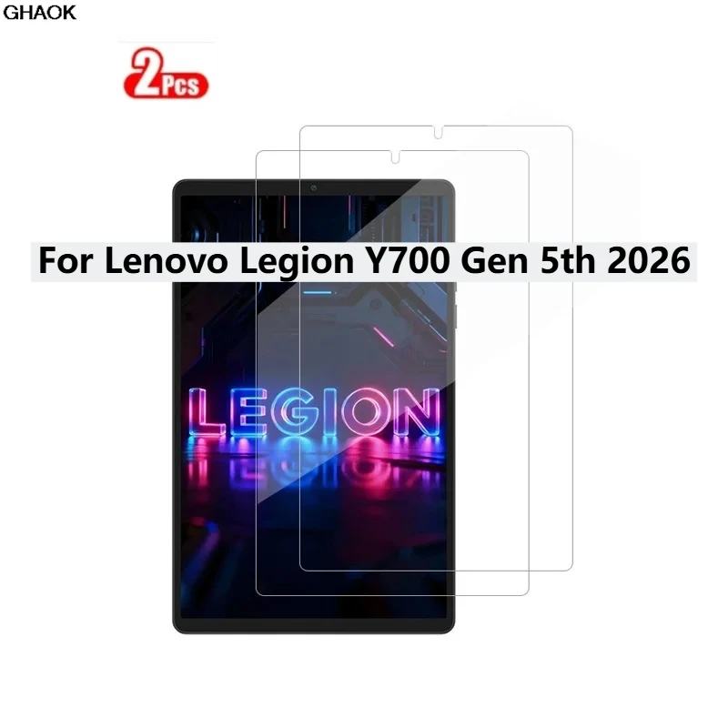 لـ Lenovo LEGION Y700 الجيل الخامس 8.8 بوصة 2026 فيلم زجاج مقوى عالي الدقة Y700 الجيل الخامس TB323FU 8.8" واقي شاشة ضد الخدوش فيلم تابلت
