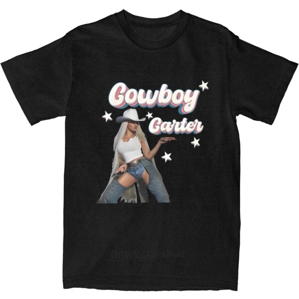 Beyonce Cowboy Carter Outfits Shirt Men Women Funny Cotton Graphic Printing Cloth