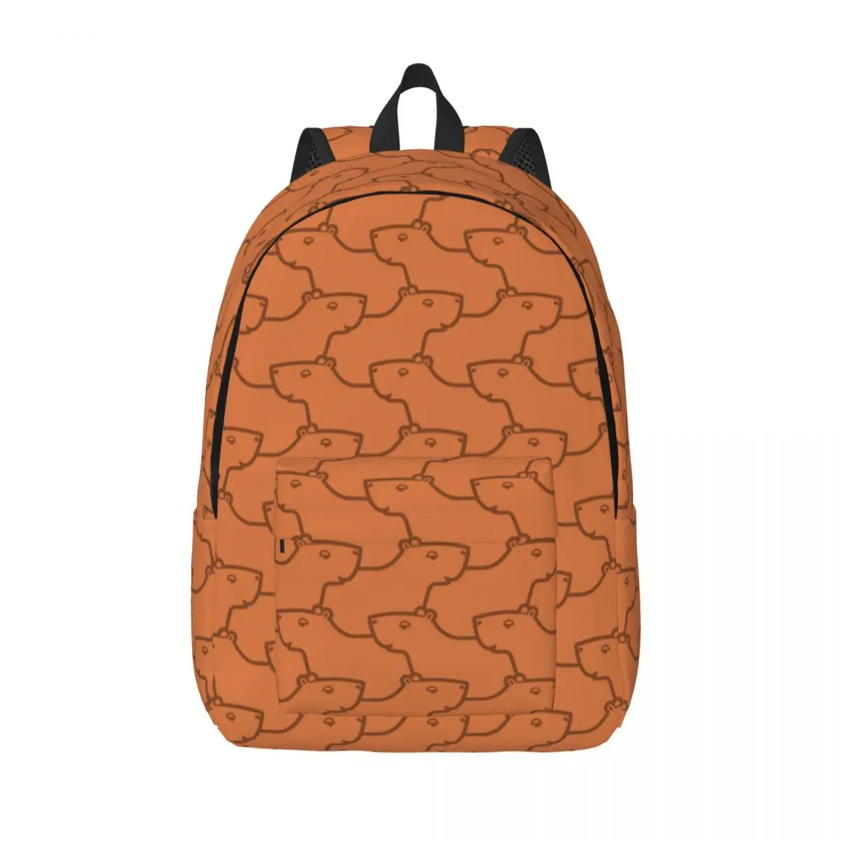 

Brown Capybara for Men Women Student School Bookbag Seamless Capybaras Daypack Middle High College Outdoor