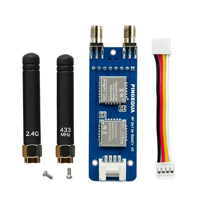 

For M5stack Stickc Plus2 Compatible RF 2-In-1 Module, Supports 2.4Ghz And Sub-Ghz 433Mhz, For Bruch Firmware