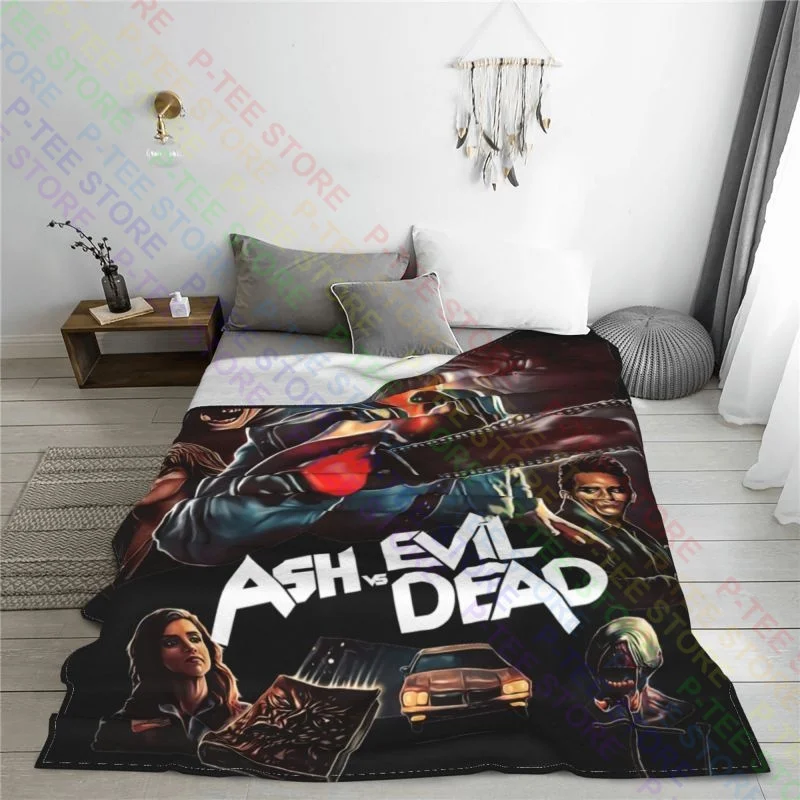 Ash Vs Evil Dead ,Movie Blanket Soft Textile On The Sofa Skin Friendly Machine Washable