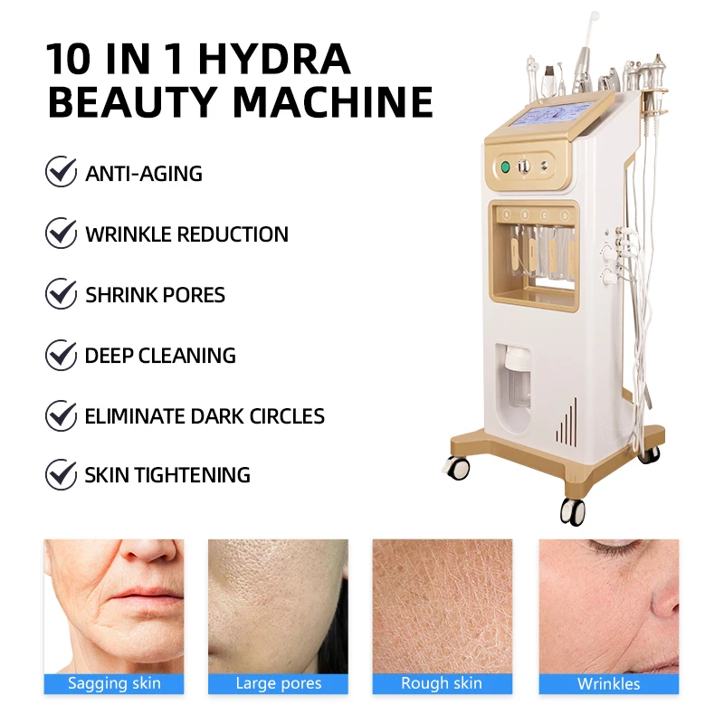 

High-End Hydrodermabrasion Facial Machine Latest Beauty Equipment for Hydrating US & IT Plug Type