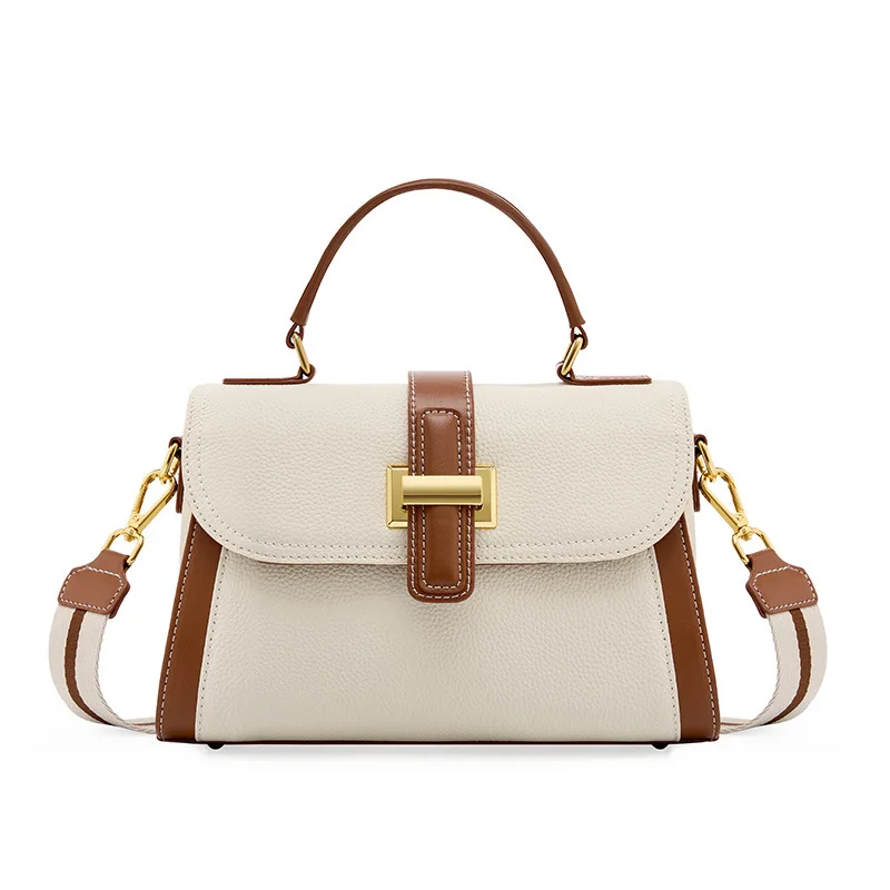 Imagem -06 - Bolsas Crossbody de Luxo para Mulheres Pequena Bolsa de Ombro Quadrada Bolsa de Couro Genuína Bolsas Femininas Mamãe Nova Moda 2023