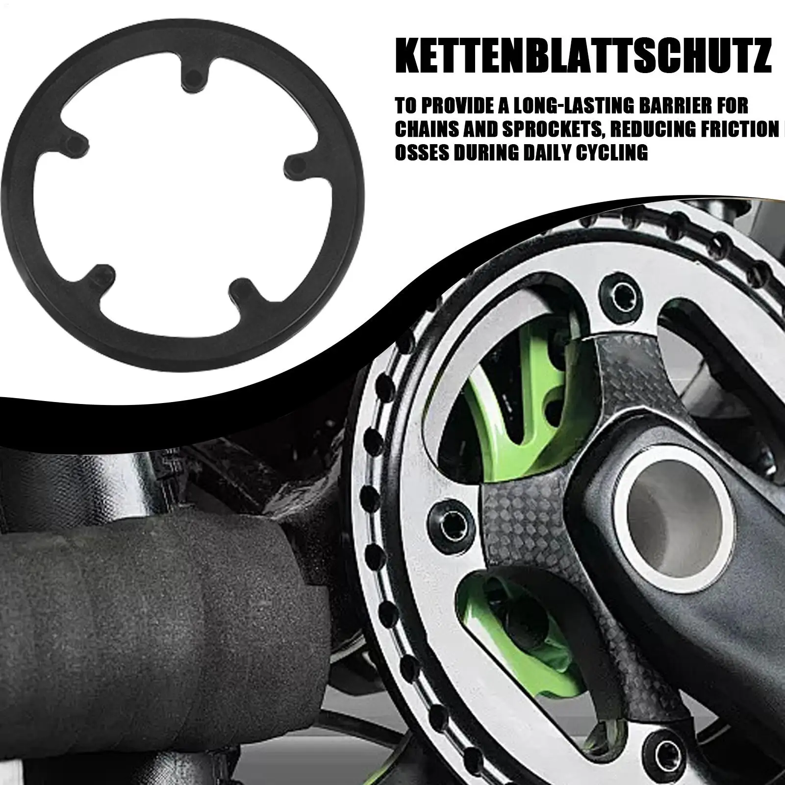 Bike Chain Guards Bike Chain Protector Guard Wrap Protector Frames 40 Teeth for All-Weather Trail Commuting Ride Cycling Kids