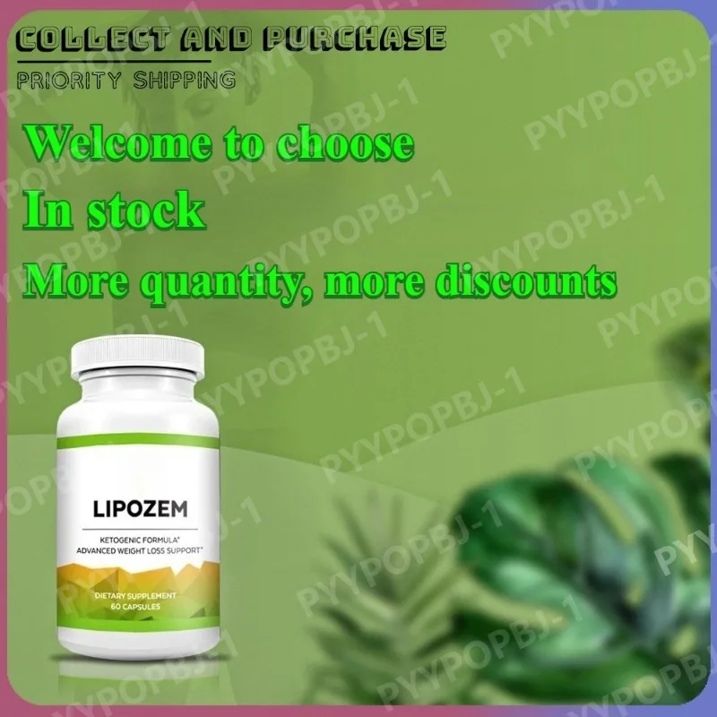 

Lipozem Dietary Supplement Capsules, Mineral Blend with Magnesium & Calcium, Non-GMO 60 Capsules Per Bottle