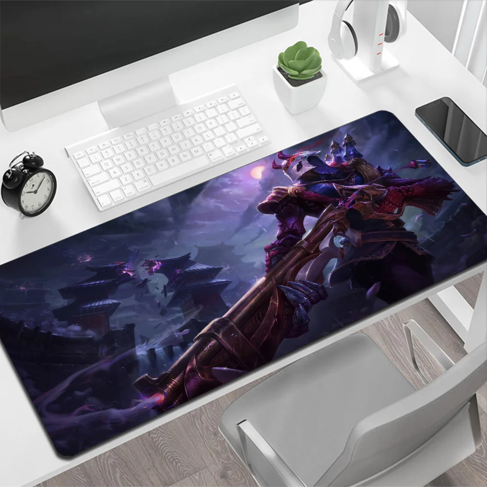 League of Legends Jhin Large Mouse Pad Gaming Mouse Pad PC Gamer Computer Mouse Mat Big Mousepad XXL Keyboard Desk Mat Mause Pad