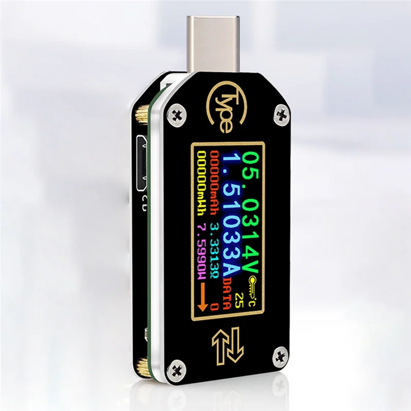 LTTX Rd Tc66 Type-C Pd Trigger USB Voltmeter Ampèremeter Spanning 2-weg stroommeter Multimeter Pd-oplader Batterij USB Tester1