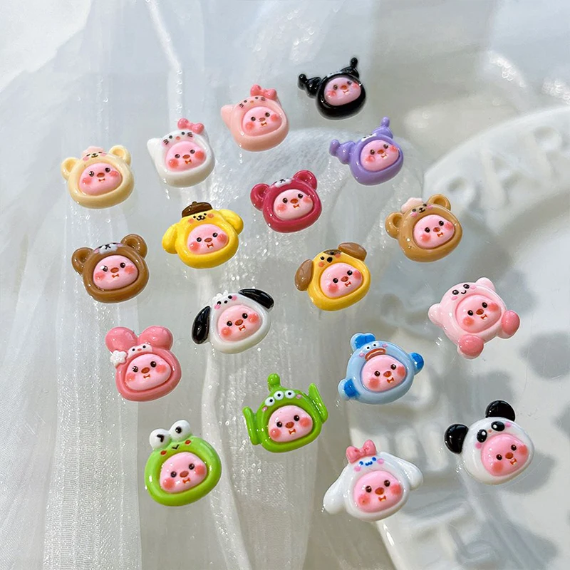 Miniso Loopy Kawaii Anime Diy Resin Accessories Cute Sweet Cartoon Mixed Loading Mini Accessory Lovely Plaything Gifts for Kids