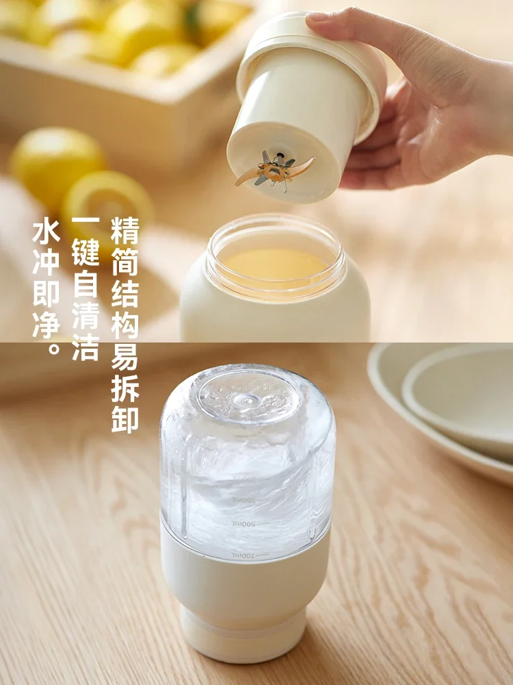 USB/110V/220V olayks Blender Jus Portabel Kapasitas Besar Penghancur Es Smoothie Cup EB