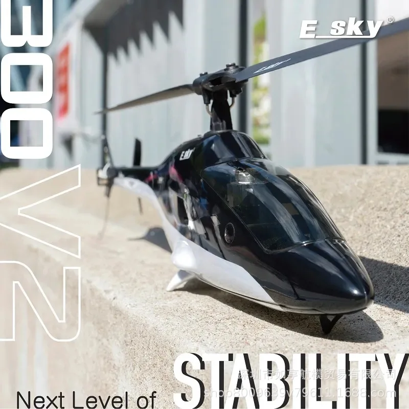 Esky 300v2 modelo de controle remoto avião simulação real única hélice helicóptero combate veículo aéreo não tripulado brinquedo
