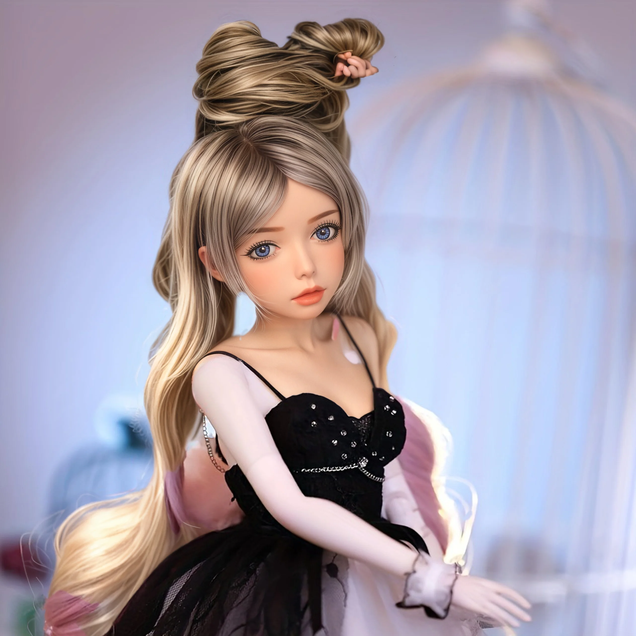 

Реалистичная Коллекционная аниме-кукла TPE 70 см с шарнирным металлическим скелетом, мягкая на ощупь кожи для реалистичного дисплея и Poseable Ther