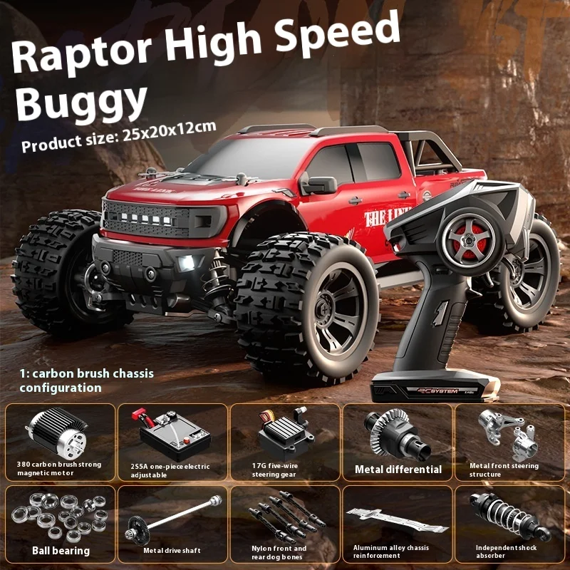 1:18 Full Scale Racing Rc Zdalnie sterowany samochód terenowy Model Hill Zabawka wspinaczkowa Szybkie zabawki dla dzieci i dorosłych Prezent dla