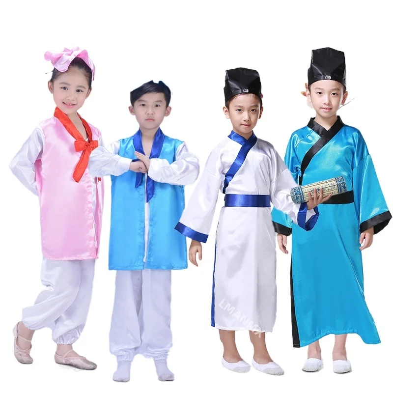 

Детская традиционная китайская культура, древний костюм, ханьфу, дисциплины, школьники, студенты, танцевальные исполнители, костюмы