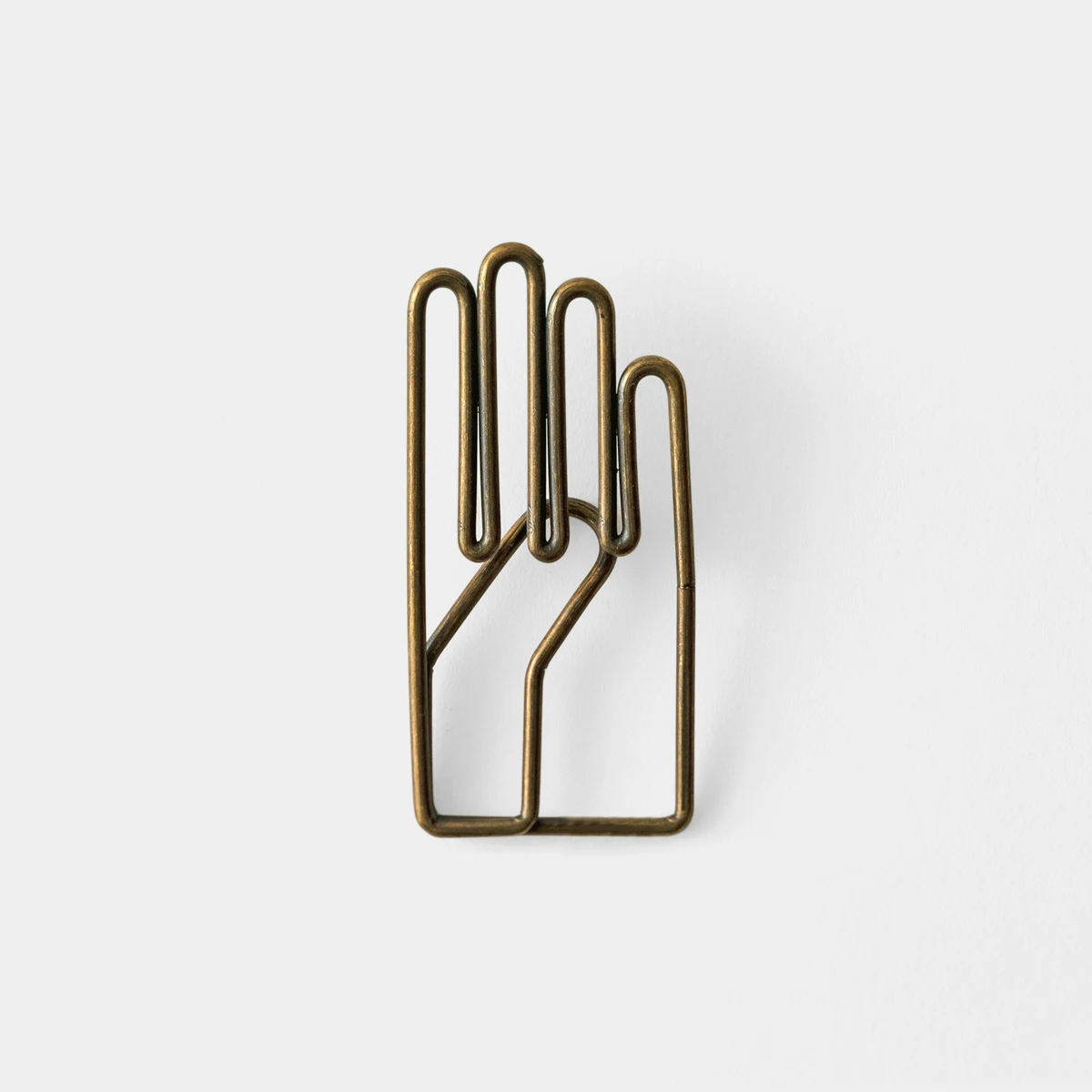 إشارة مرجعية يدوية برونزية عتيقة، مشبك صفحة على شكل صبار وإصبع، مشبك ورق معدني قديم لدفتر الملاحظات المقتفي، ديكور مكتب فريد من نوعه Gi