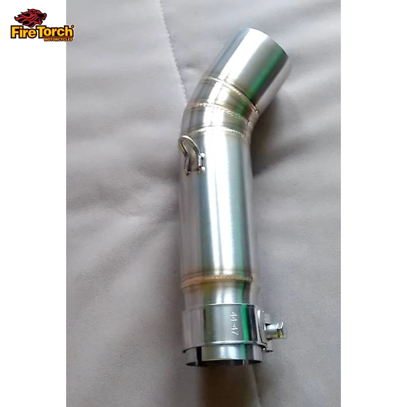 Tubo Di Scarico Intermedio Per Moto Honda Hornet CB600F 2007-2013 – Slip-on In Acciaio Inox Per Silenziatore, Migliora Potenza E Sound – Accessorio Aftermarket