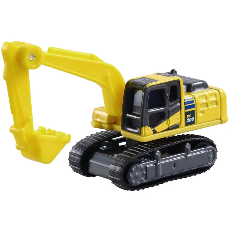 

Original TAKARA TOMY Tomica No.9 Komatsu PC200-10 Hydraulic Excavator 1/122 Diecast Construction Vehicle Model Collectible Toys