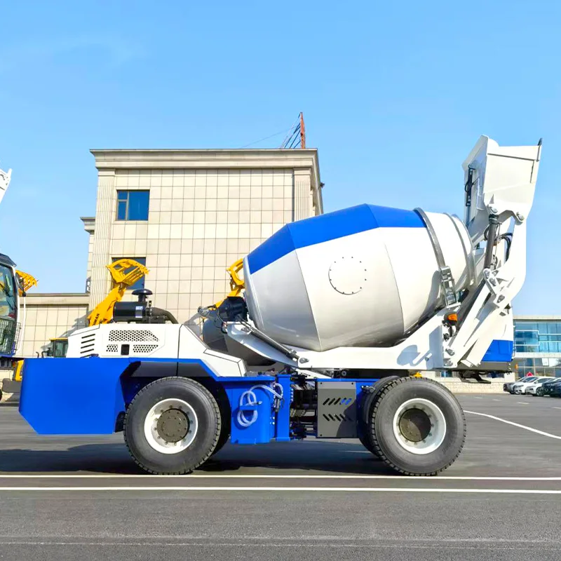New Micro Self-Loading Diesel Cement Mixer Truck for Construction Sites 4m³/Time Core Components Engine Motor Bearing Gearbox