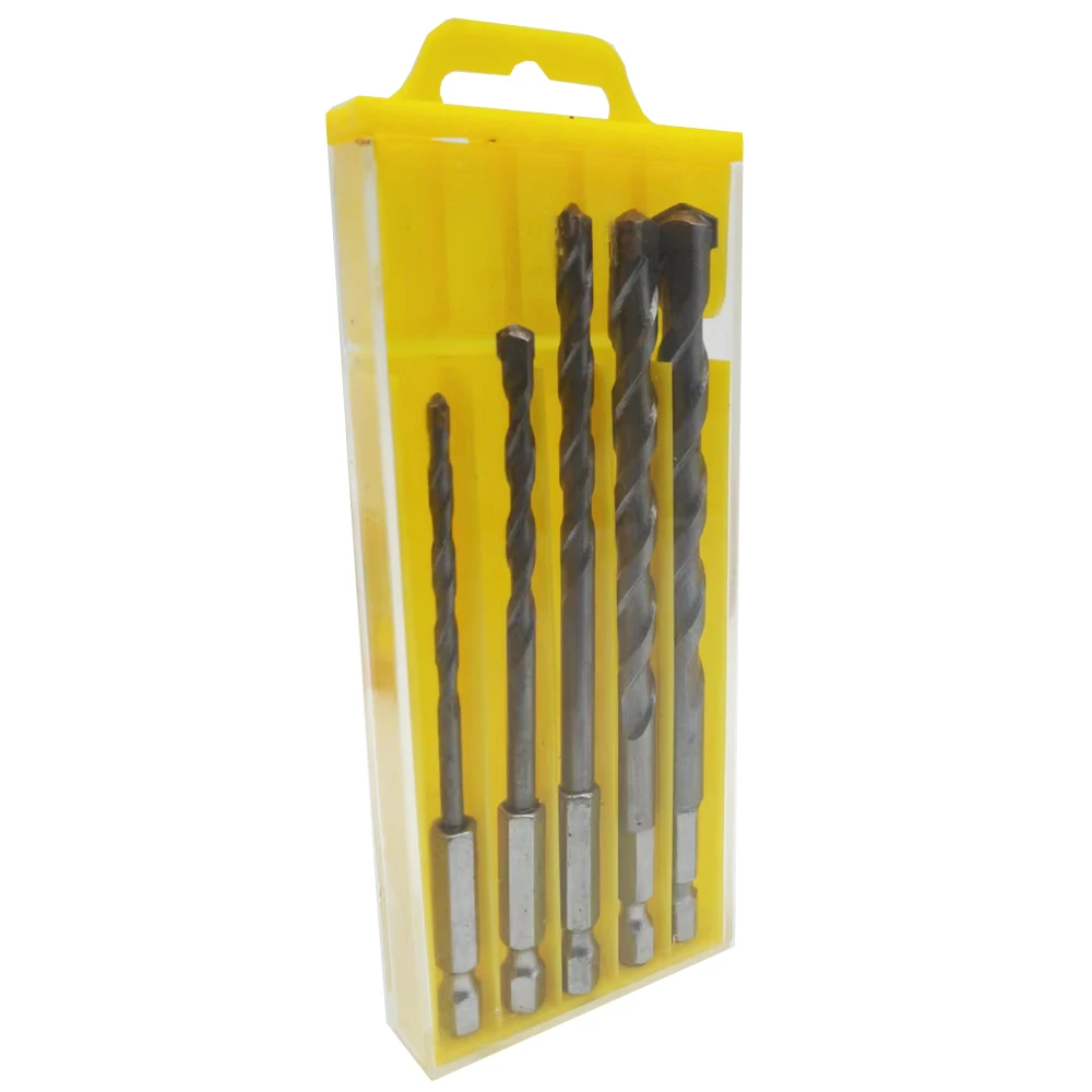 New 2 box Hexagonal Handle Electric Hammer Masonry and Woodworking Drill Bit Set Reaming Hole Power Tool