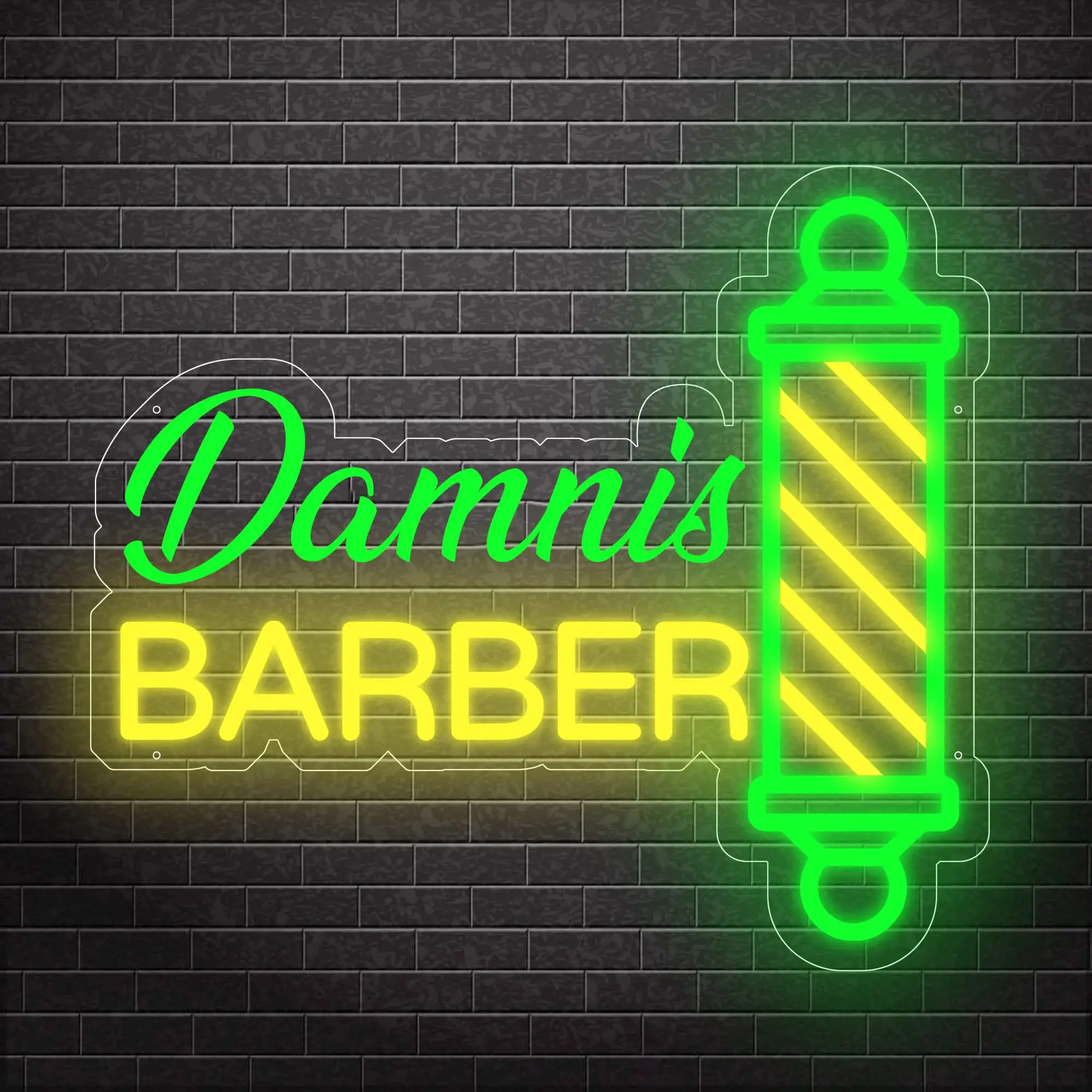 

Custom LED Neon Sign Personalized Names Neon USB Multi Font Colors Can be used for Salon Hair Massage Shop Wall Decoration Light