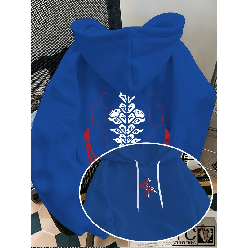 Herren-Hoodie im Cyberpunk-Stil, dunkler Gothic-Hoodie, neue Herbst- und Winterkollektion, lässiger Unisex-Y2K-Hoodie – Detail 6