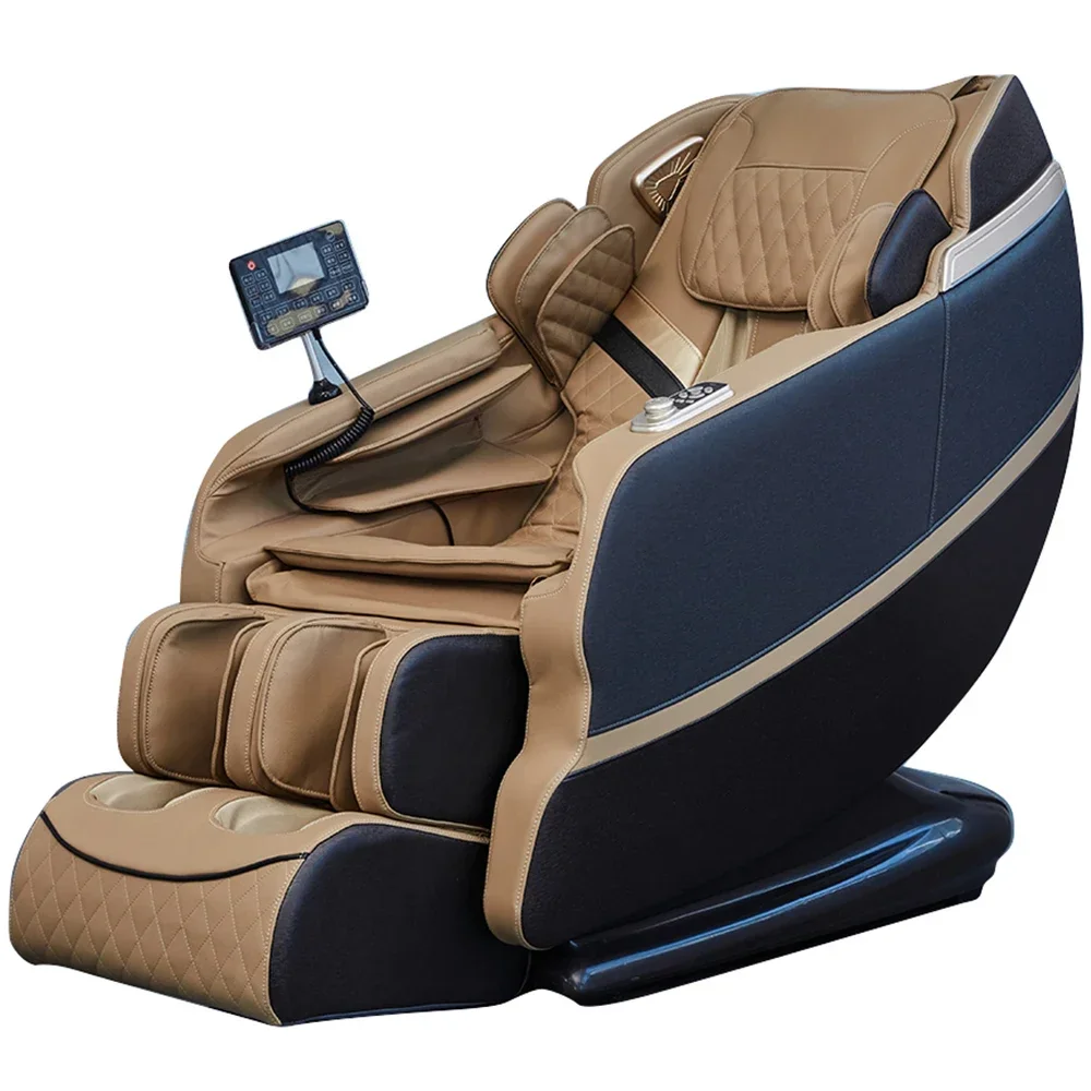 PU Leather Quality Electric Full Body Air Bag Massage Chair with Music and Timing Control Function 4d Zero Gravity Luxury