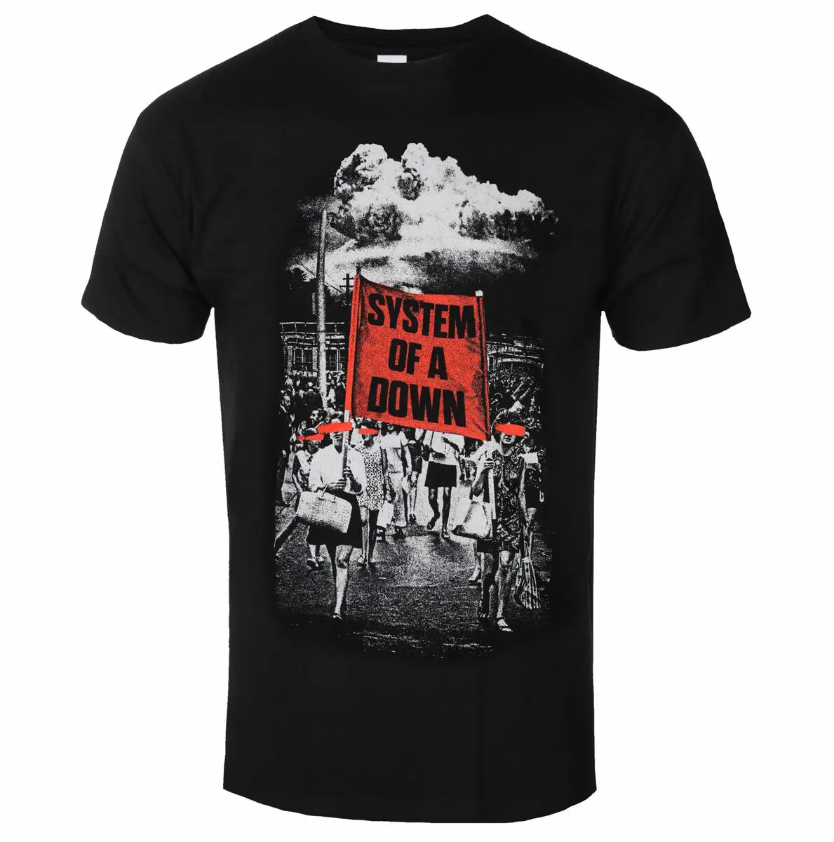 System Of A Down - Banner March Pattern Printing Summer Fashion T-Shirt Men Women Cotton T-shirt Casual Street Classic T-shirt