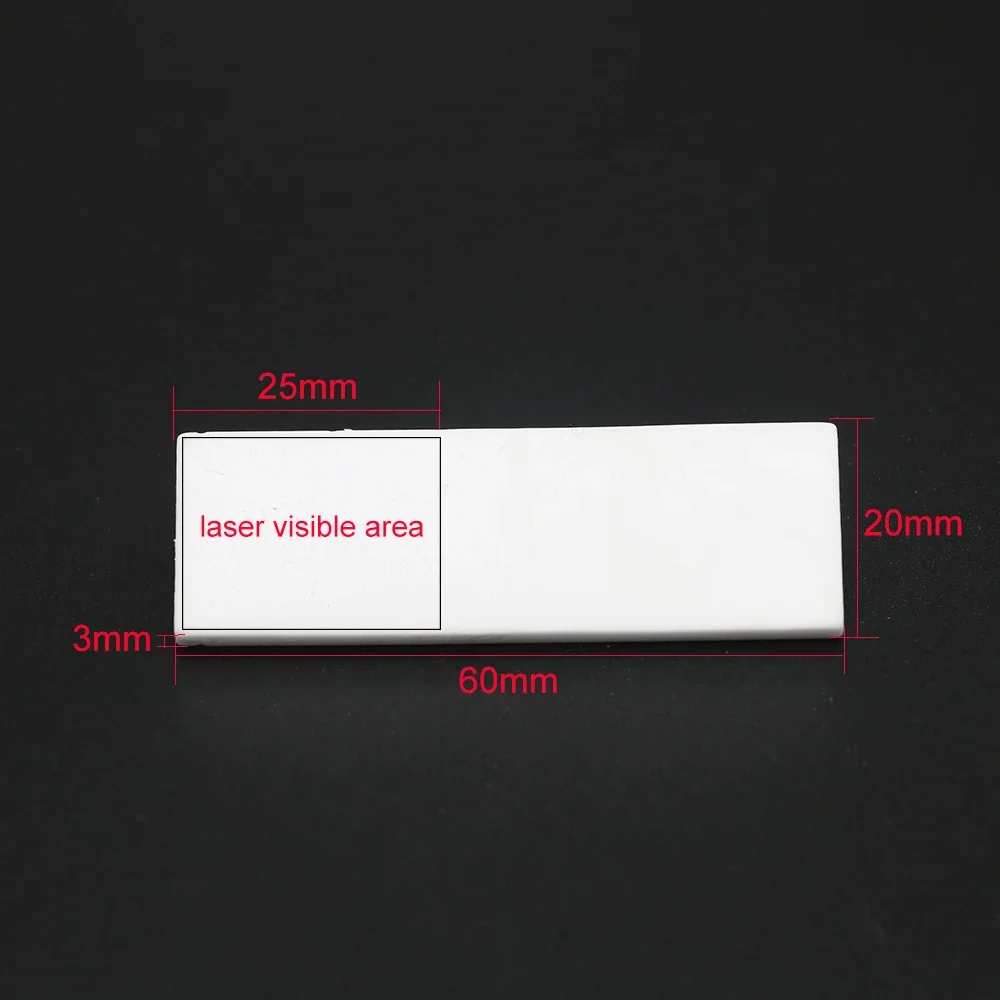 IR Detection Alignment Card Infrared Dimmer Visualizer Calibrator Ceramic Plate For YAG 1064nm Fiber Laser LED Diode Beam