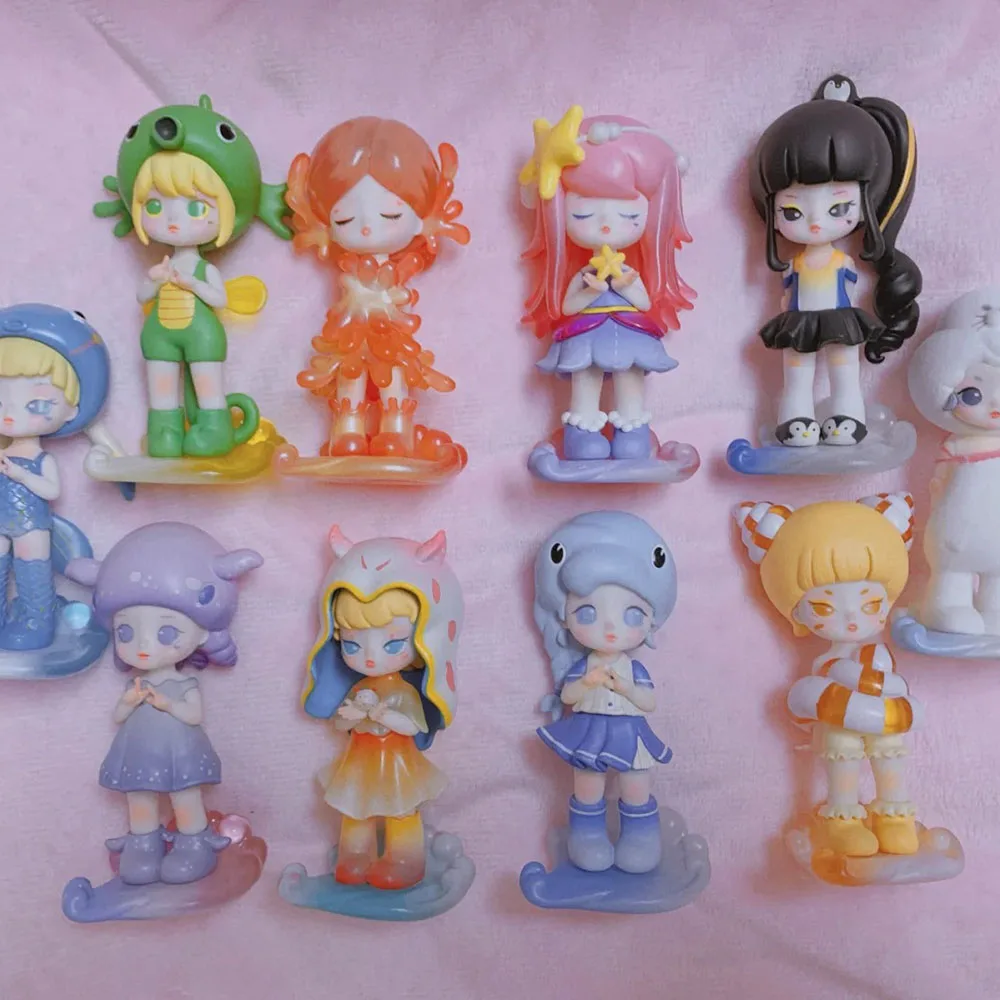 

Коллекционная фигурка Lila Ocean Curiosity Series: Модная игрушка-сюрприз, милая кукла ручной работы, настольный декор, подарок для детей